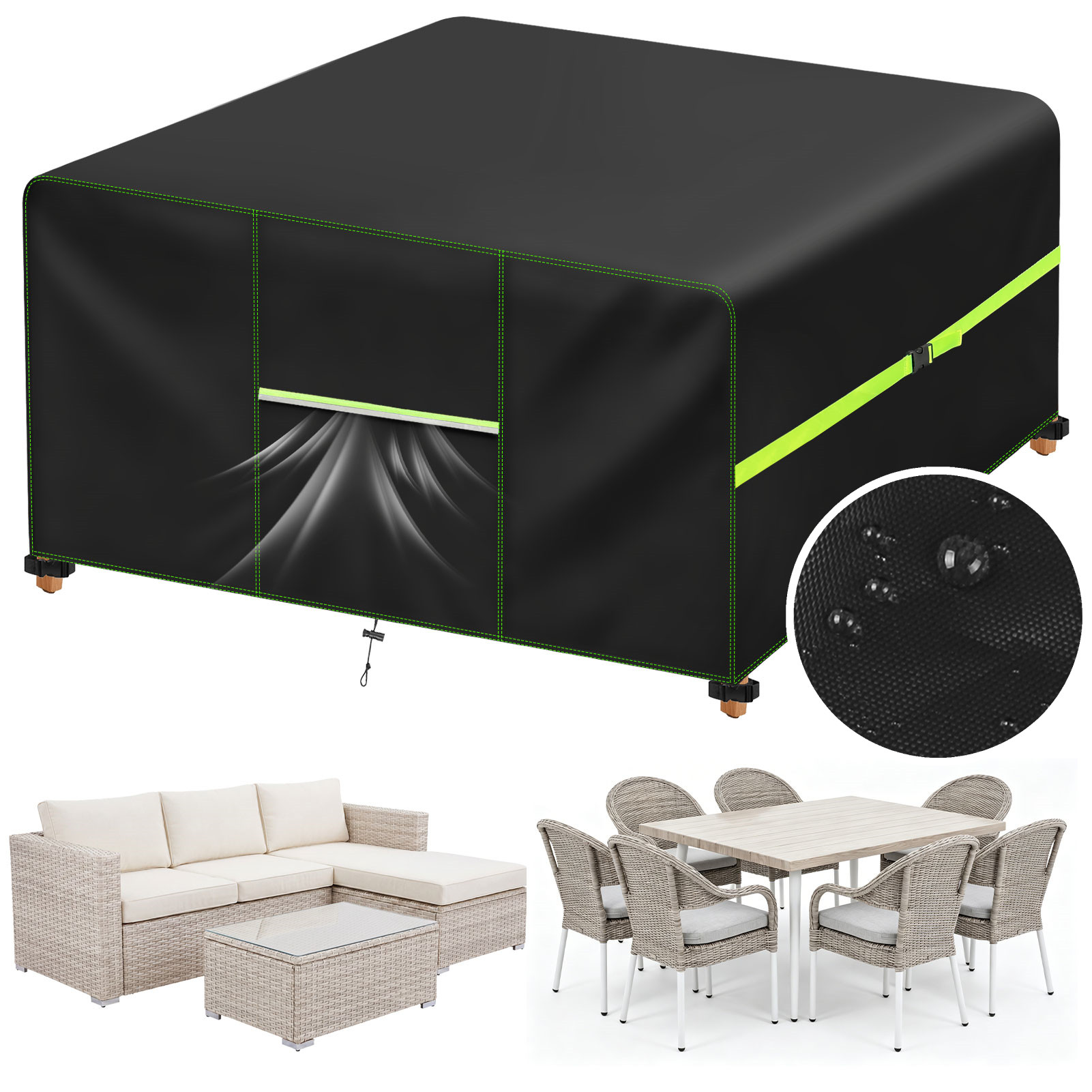 Outdoor Furniture Paint - 통풍구가 있는 정원 가구 커버 방수