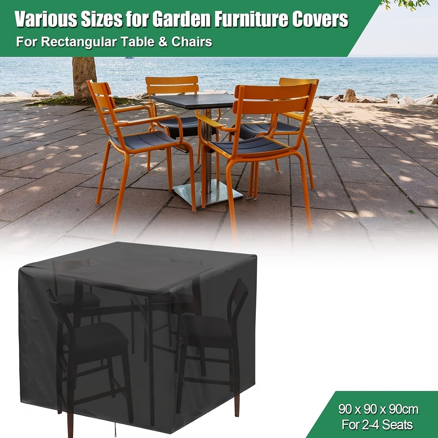 Outdoor Furniture Table And Chairs - 헤비듀티 210D 야외 정원 가구 커버