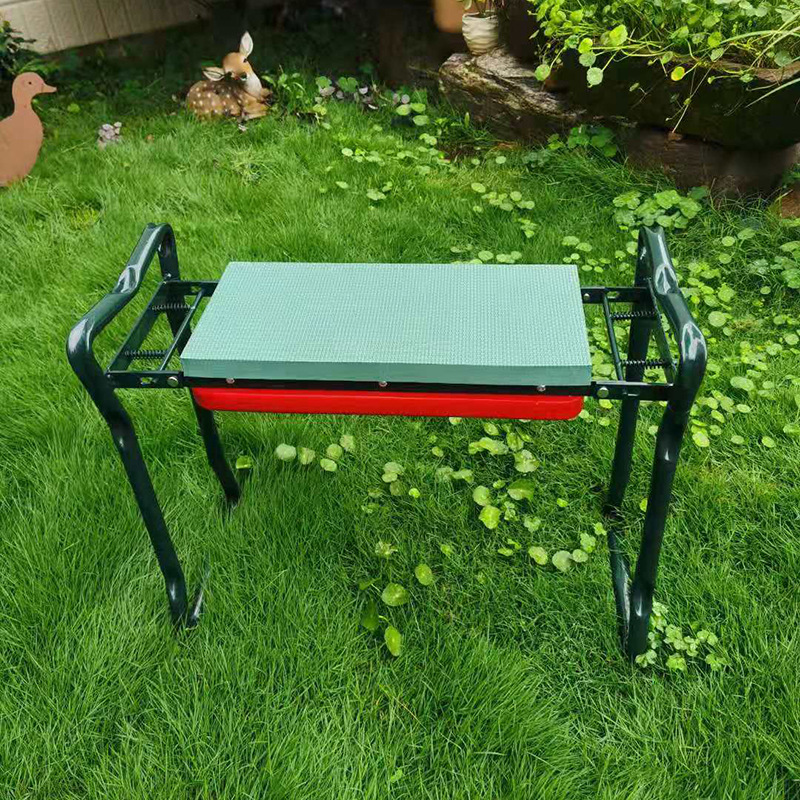 Garden Bench Metal - 휴대용 접이식 정원 무릎꿇이 의자 2
