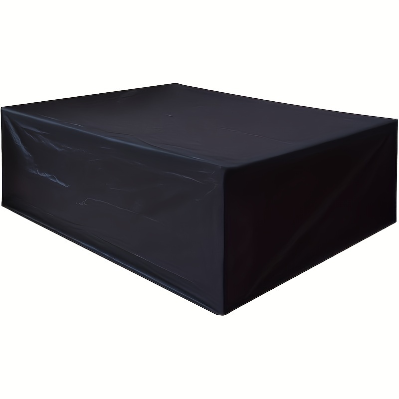 Outdoor Furniture Table And Chairs - 검정색 야외 가구 커버, 420D 옥스포드