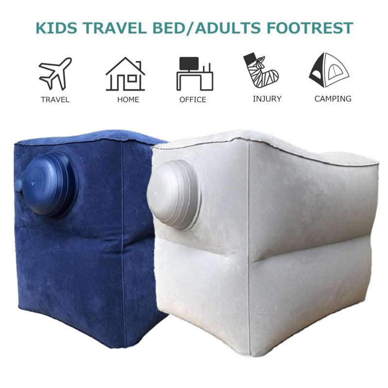팽창식 스툴 베개, 셀프 휴대용 여행 발판, 비행기 기 - Outdoor Furniture Pillows 리뷰 및 가격