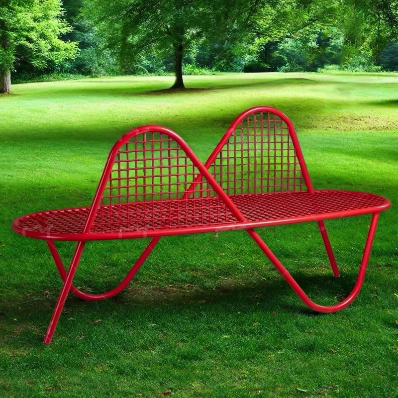 야외 단조 철제 안뜰 정원 벤치 야외 금속 메쉬 의자  - Garden Bench Metal 리뷰 및 가격