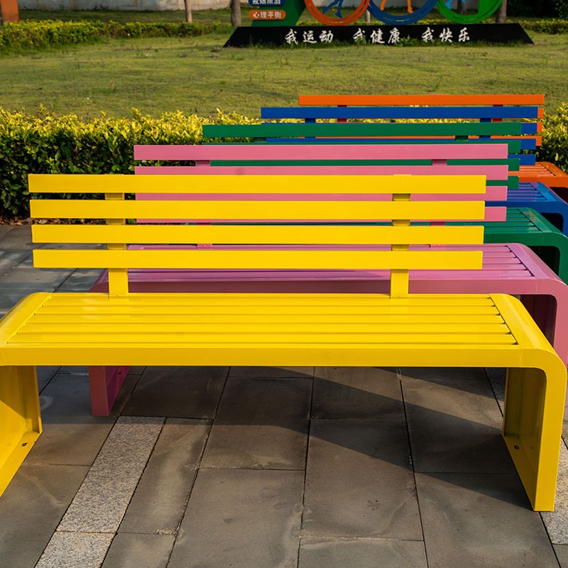 다채로운 현대식 야외 금속 정원 벤치 맞춤형 파티오 벤 - Garden Bench Metal 리뷰 및 가격