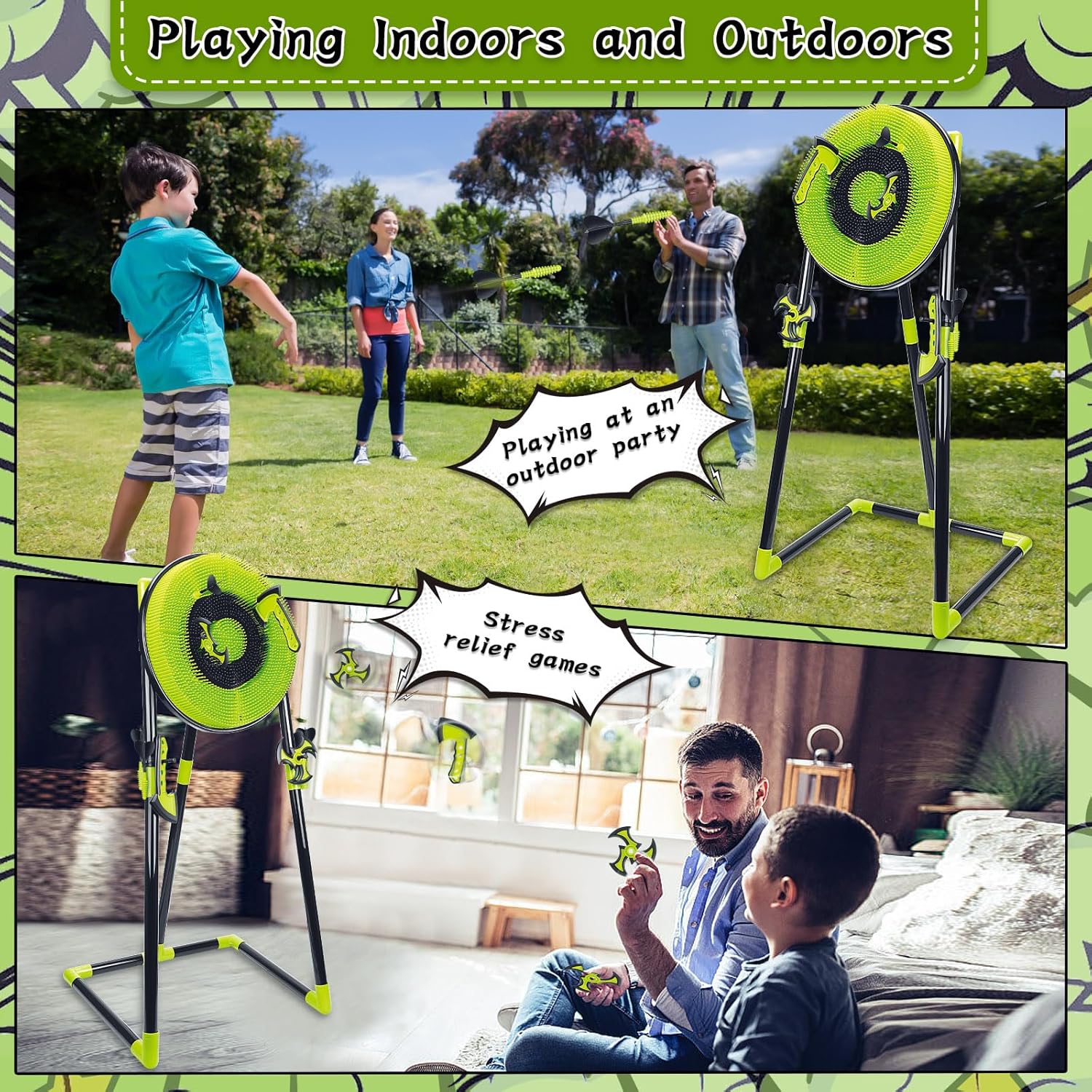 뒷마당 어린이 성인을 위한 4 in 1 도끼 던지기 표 - Outdoor Furniture Target 리뷰 및 가격