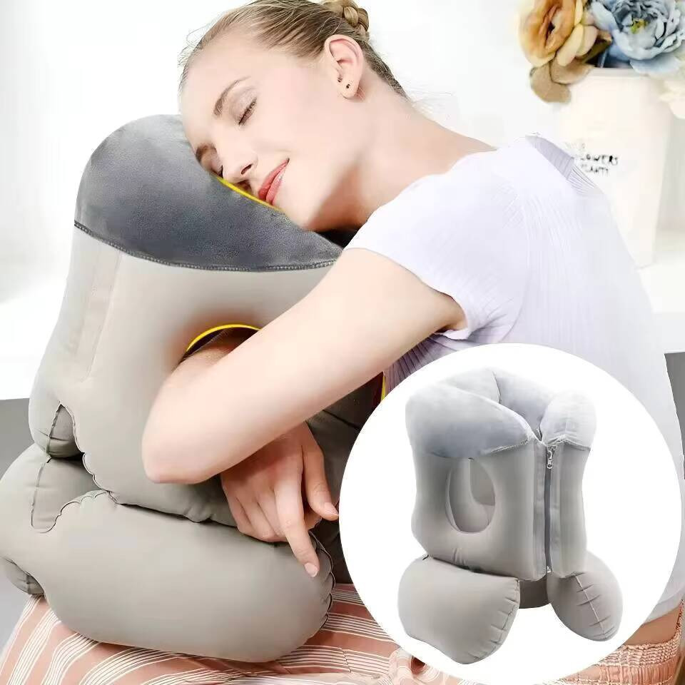 업그레이드된 에어쿠션 여행용 베개, 머리 받침 및 턱  - Outdoor Furniture Pillows 리뷰 및 가격