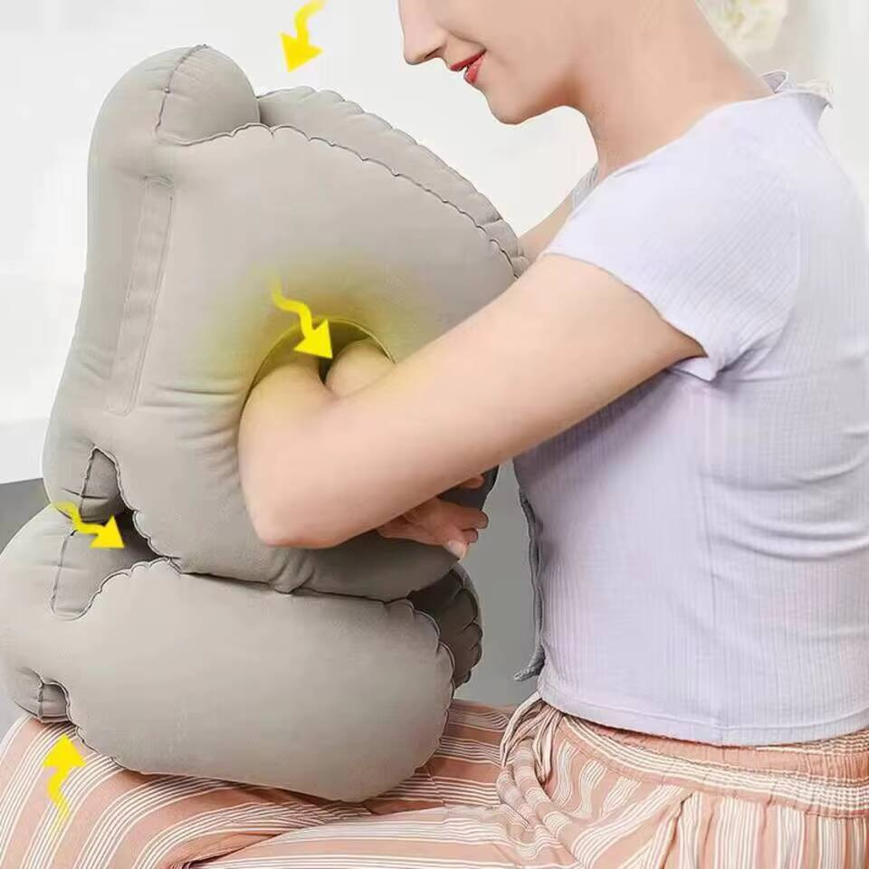 업그레이드된 에어쿠션 여행용 베개, 머리 받침 및 턱  - Outdoor Furniture Pillows 리뷰 및 가격