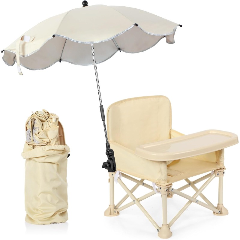 아기 야외용 비치 의자, 우산, 등받이, 포켓, 안전벨 - Outdoor Furniture Table And Chairs 리뷰 및 가격