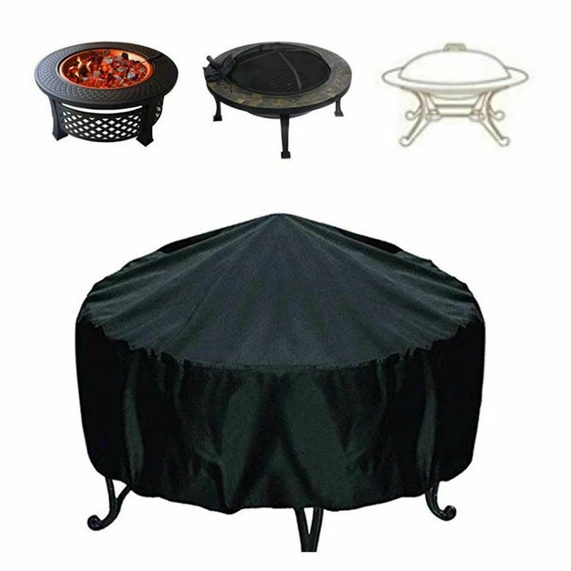 화덕 커버 라운드 화로 스토브 커버, 방수 방풍 햇빛  - Outdoor Furniture Paint 리뷰 및 가격