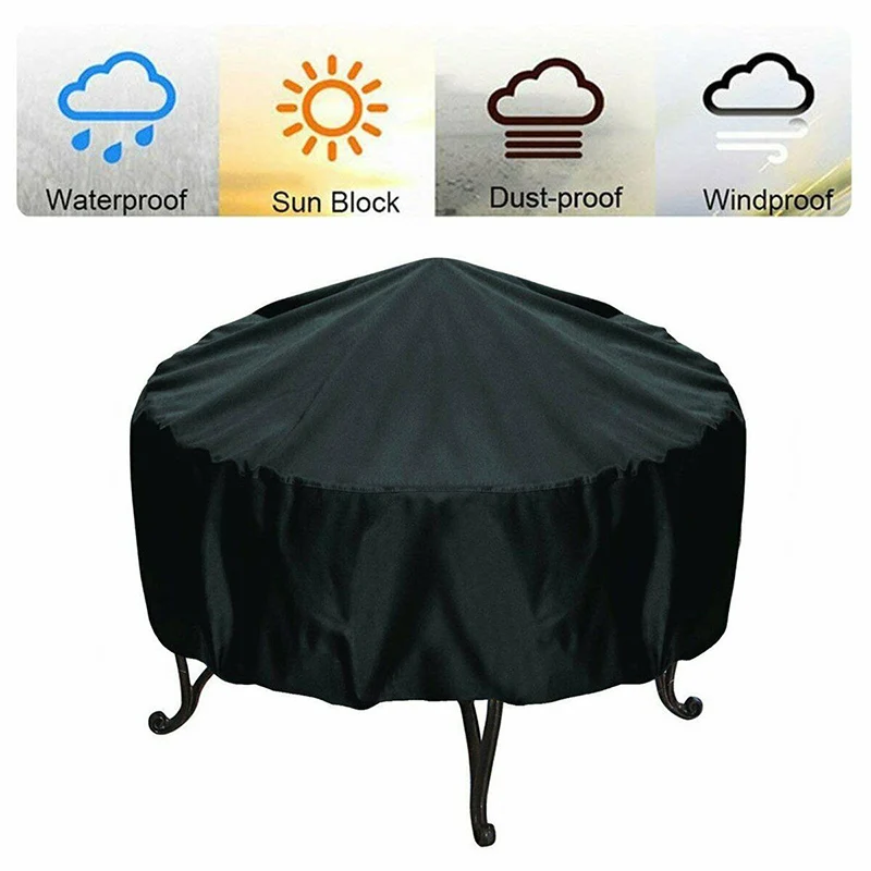 화덕 커버 라운드 화로 스토브 커버, 방수 방풍 햇빛  - Outdoor Furniture Paint 리뷰 및 가격
