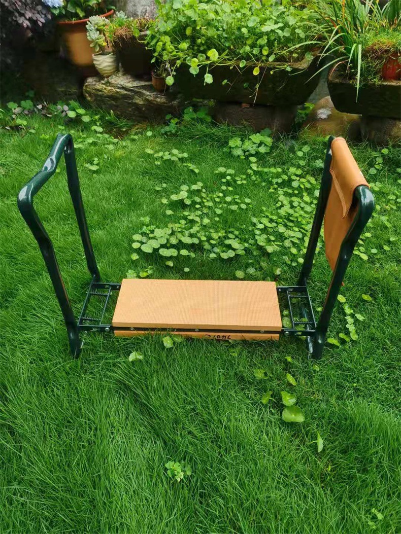 휴대용 접이식 정원 무릎꿇이 의자 2 in 1 정원용  - Garden Bench Metal 리뷰 및 가격