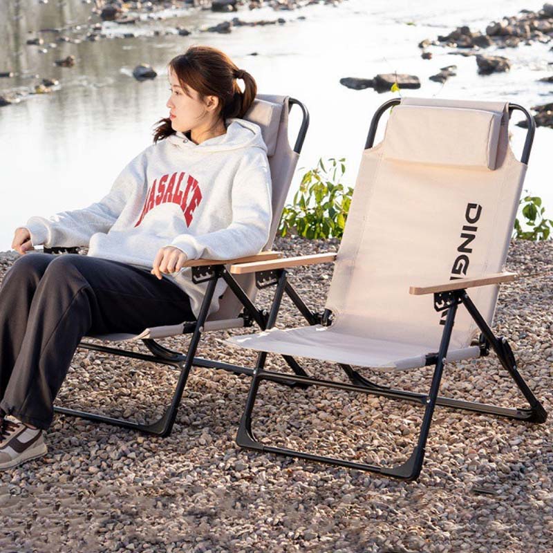 야외 접이식 의자 휴대용 캠핑 리클라이닝 의자 각도 조 - Outdoor Furniture Pillows 리뷰 및 가격