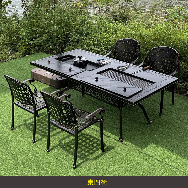 테라스 정원 발코니 야외 마당 레저 빌라 테이블과 의자 - Outdoor Furniture Table And Chairs 리뷰 및 가격