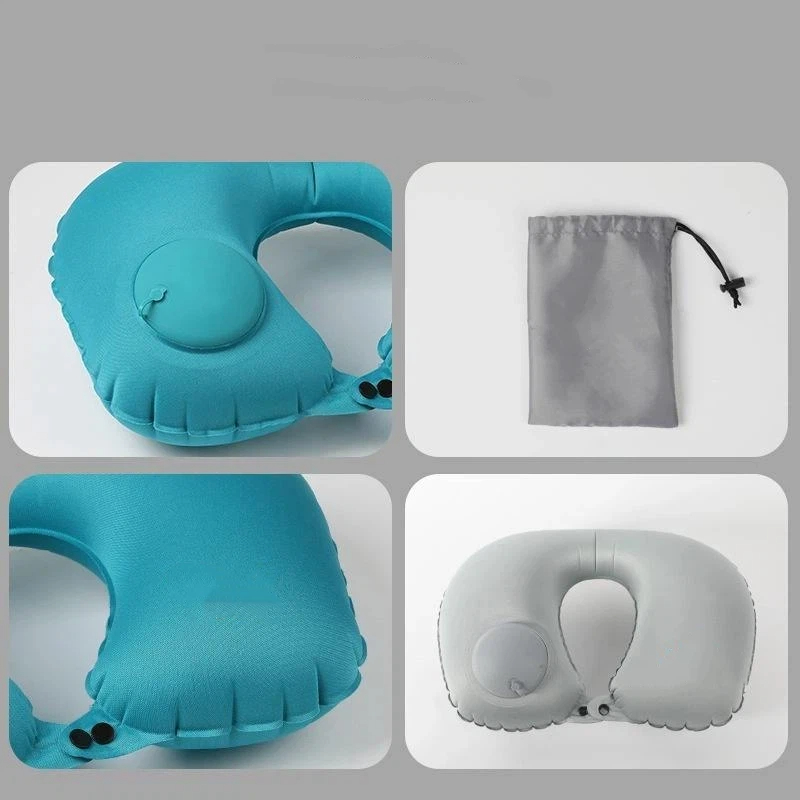 휴대용 접이식 에어 목베개, 보관 및 자체 충전 가능, - Outdoor Furniture Pillows 리뷰 및 가격